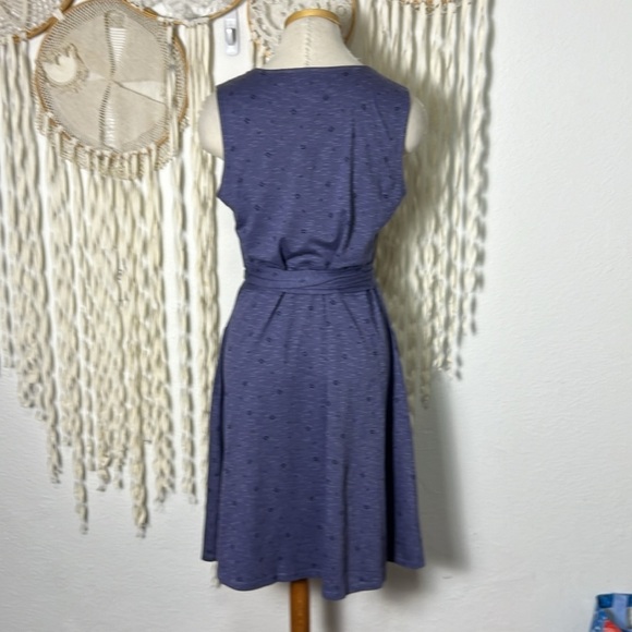 Toad&Co Women's Cue Sleeveless Belted Dress Size Large - Picture 5 of 10